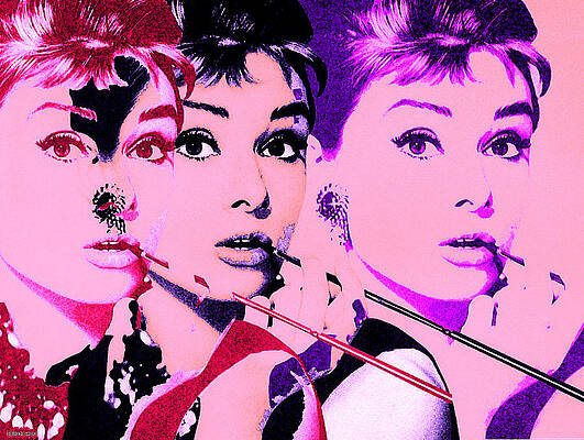 Wall Art - Digital Art - Hello Audry by Christian Colman