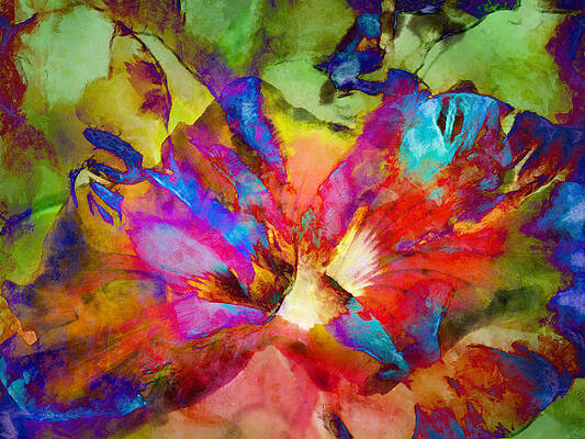 Hibiscus Abstract by Francesa Miller Hibiscus Abstract by Francesa Miller