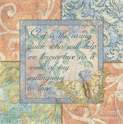 Wall Art - Painting - Hint Of Spring Butterfly 1 by Debbie DeWitt