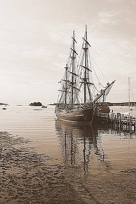 HMS Bounty Preparing To Set Sail by Doug Mills HMS Bounty Preparing To Set Sail by Doug Mills