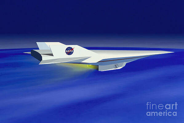 Wall Art - Photograph - Hyper-x Hypersonic Aircraft by Science Source