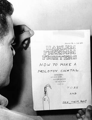 Wall Art - Photograph - Instructions For Making A Molotov by Everett