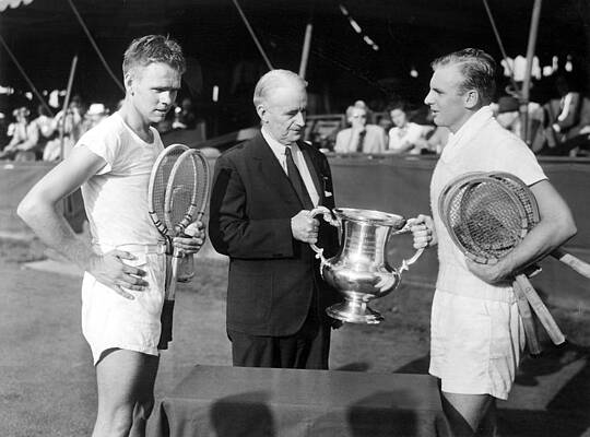 Wall Art - Photograph - Jack Kramer L, After Being Defeated by Everett