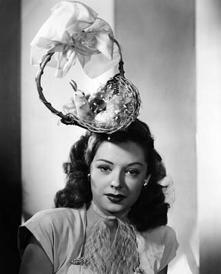 Wall Art - Photograph - Jane Greer, Modeling An Enterprising by Everett
