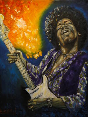 Jimi 2 by Charles Vaughn Jimi 2 by Charles Vaughn