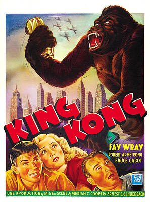 Wall Art - Photograph - King Kong, Bottom Left, From Left Bruce by Everett