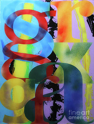 Letterforms 1 by Mordecai Colodner Letterforms 1 by Mordecai Colodner