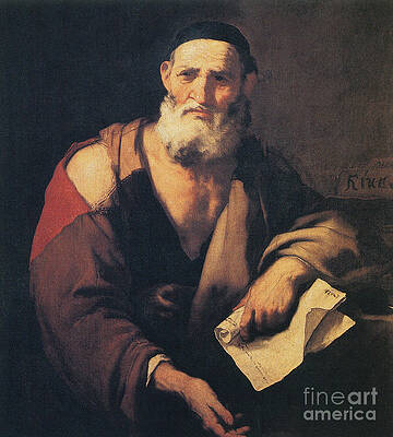 Wall Art - Photograph - Leucippus, Ancient Greek Philosopher by Science Source