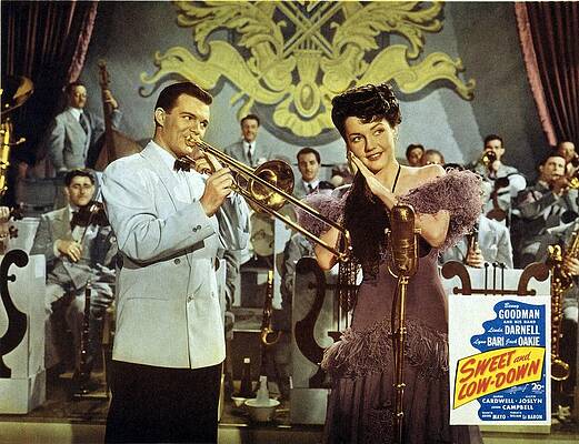 Wall Art - Photograph - Lobby Card For Sweet And Low-down by Everett