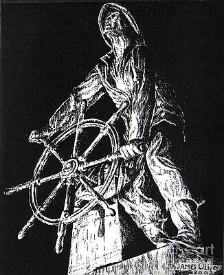 Man At The Wheel by James Oliver Man At The Wheel by James Oliver