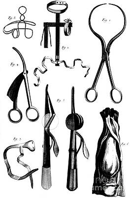 Wall Art - Photograph - Medical Instruments, 18th Century by Science Source