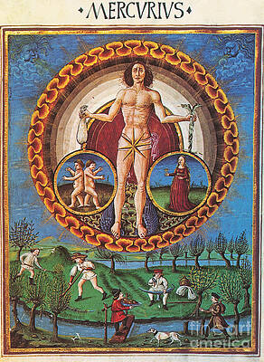 Wall Art - Photograph - Mercury Rules Virgo by Photo Researchers
