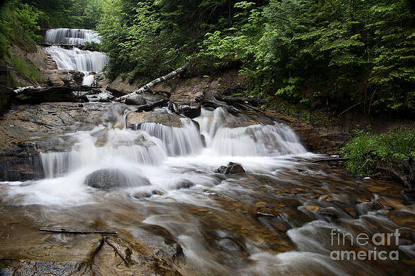 Wall Art - Photograph - Michigan Waterfall by Ted Kinsman