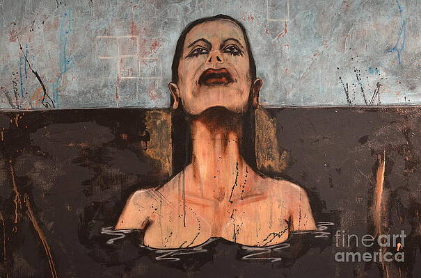 New Beginings- the woman in the pool by Vincent Avila New Beginings- the woman in the pool by Vincent Avila