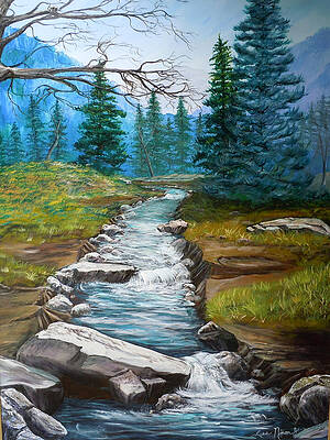 Nixon's Bubbling Running Creek by Lee Nixon Nixon's Bubbling Running Creek by Lee Nixon