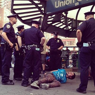 Wall Art - Photograph - Nypd by Randy Lemoine