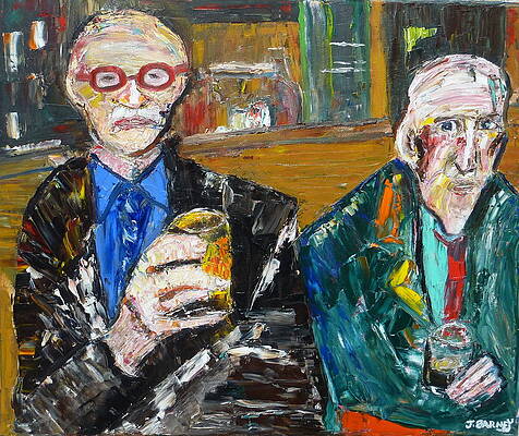 Old Guys in a Bar by John Barney