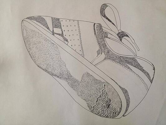 Tennis Shoe Drawings Fine Art America