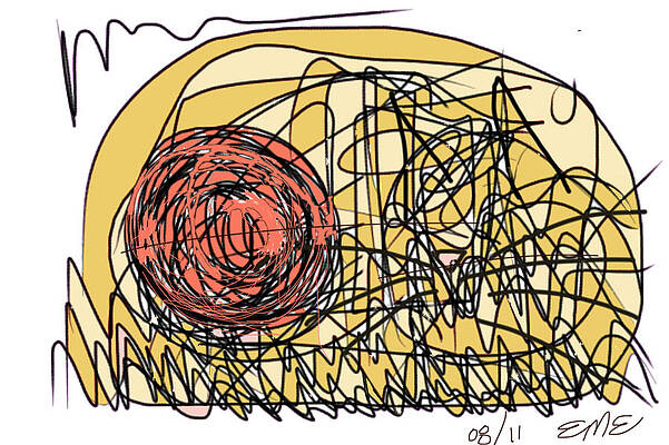 Orange Cat with Red Ball by Eric Elizondo Orange Cat with Red Ball by Eric Elizondo