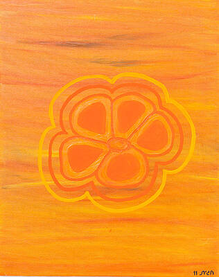 Orange Flower by HAGIT DAYAN Orange Flower by HAGIT DAYAN