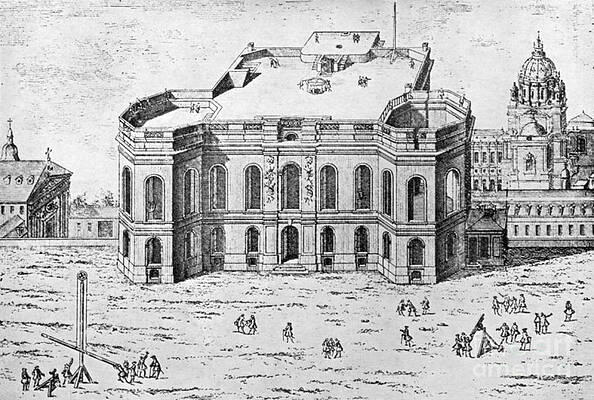 Wall Art - Photograph - Paris Observatory, 17th Century by Science Source