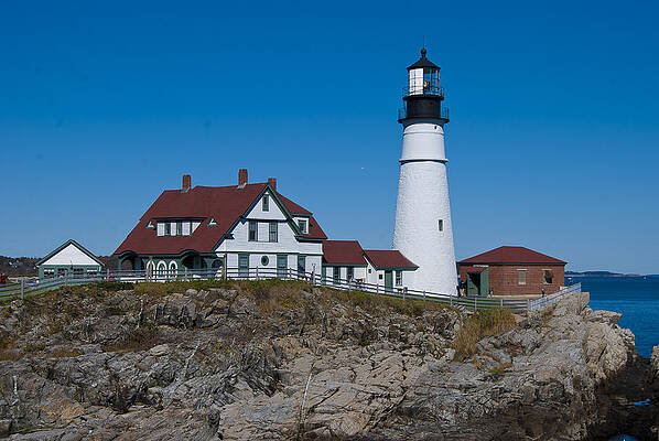 Portland Head Light by Peggie Strachan Portland Head Light by Peggie Strachan