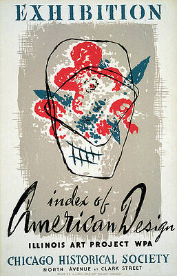 Wall Art - Photograph - Poster For Wpa Exhibition Of Index by Everett
