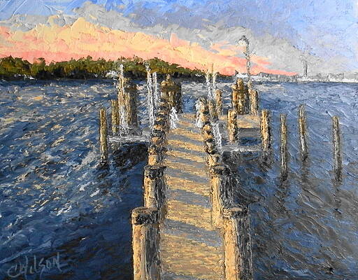 Potomac Sunset by Chrys Wilson Potomac Sunset by Chrys Wilson