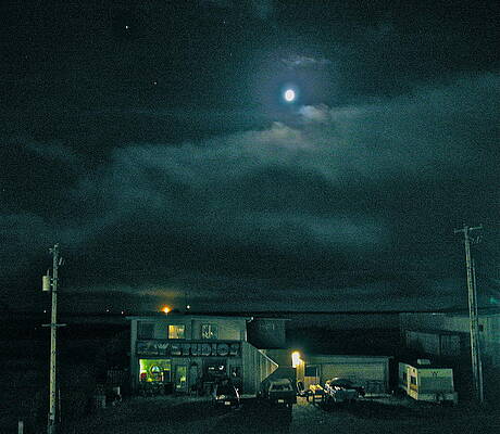 Wall Art - Photograph - Quiet Crescent City Moon Musing Over Bay Studio by Cliff Spohn