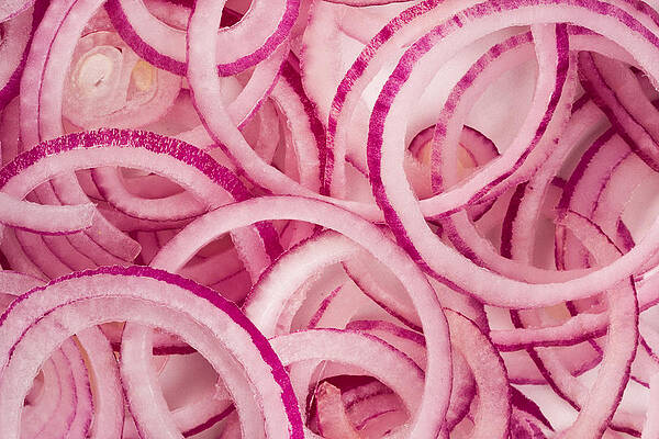 Wall Art - Photograph - Red Onions by Tom Gowanlock
