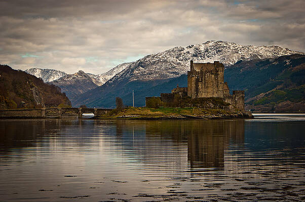 Wall Art - Photograph - Reflection at Eilean Donan by Chris Boulton