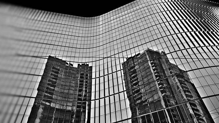 Wall Art - Photograph - Reflection on Architecture by Douglas Barnard