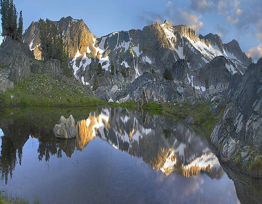 Wall Art - Photograph - Reflections In Wasco Lake Twenty Lakes by Tim Fitzharris