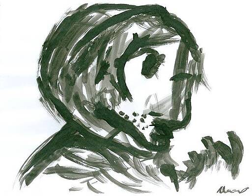 Rendition of Gaughn by Pablo Picasso by Adam Marx