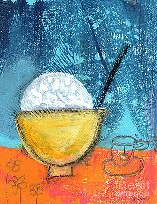 Wall Art - Painting - Rice and Tea by Linda Woods