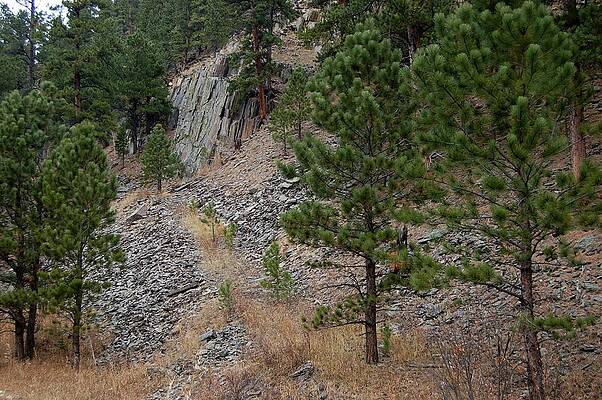 Wall Art - Photograph - Rocky Dakota Slope by Greni Graph