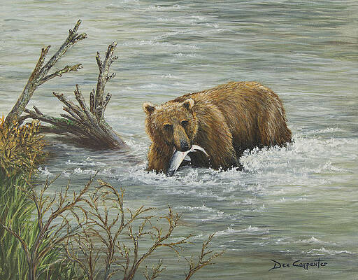 Grizzly Bear Beer Painting Groomsmen Gifts Kodiak Brown Ale 