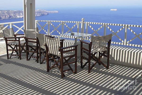 Wall Art - Photograph - Santorini View by Dennis Hedberg