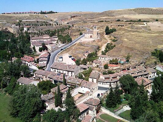 Wall Art - Photograph - Segovia Panoramic View II of the City from Top of the Castle in Spain by John Shiron
