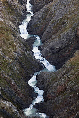 Wall Art - Photograph - Split Creek Cascading Down Brabazon by Matthias Breiter