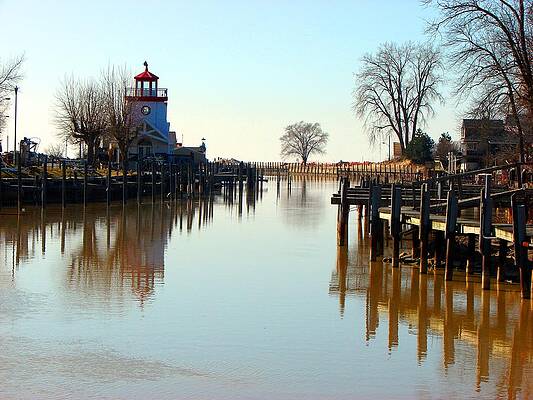 Wall Art - Mixed Media - Spring on the Ausable River at Grand Bend by Bruce Ritchie