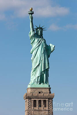 Wall Art featuring the photograph Statue Of Liberty IV by Clarence Holmes