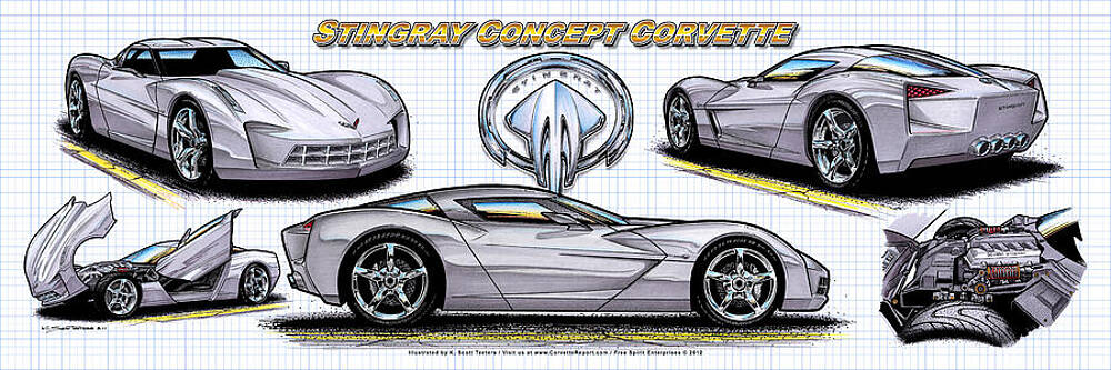 2010 Stingray Concept Corvette by K Scott Teeters 2010 Stingray Concept Corvette by K Scott Teeters