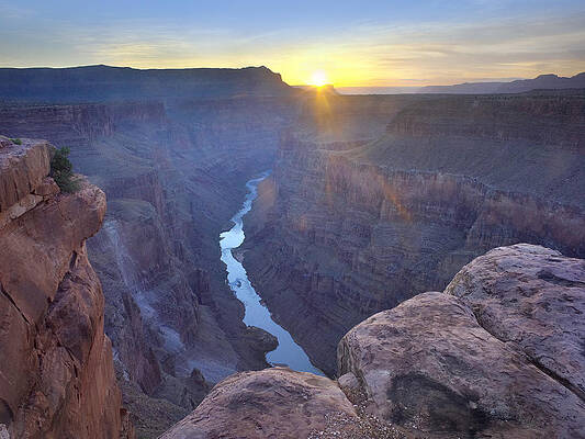 Wall Art - Photograph - Sunrise As Seen From Toroweap Overlook by Tim Fitzharris