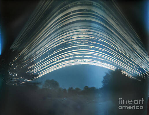 Wall Art - Photograph - Suns Path, 6 Month Time Lapse by Ted Kinsman
