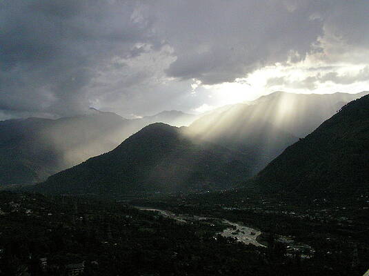 Sunset from Naggar by Mayank M M Reid Sunset from Naggar by Mayank M M Reid