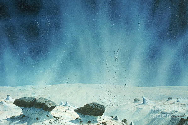 Wall Art - Photograph - Surface Of A Comets Nucleus by A.s.p.