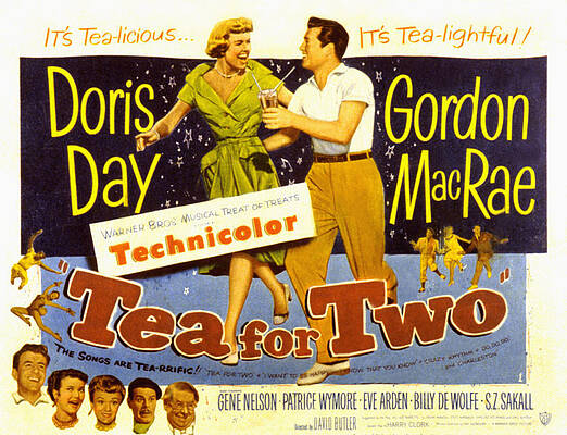 Wall Art - Photograph - Tea For Two, Doris Day, Gordon Macrae by Everett