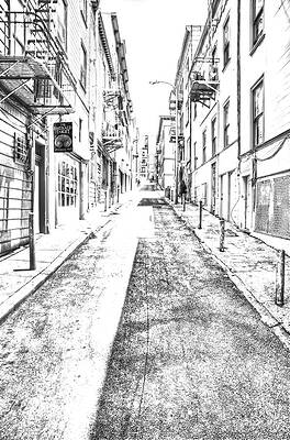 Wall Art - Digital Art - Telegraph Hill by Scott Norris