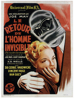 Wall Art - Photograph - The Invisible Man Returns Aka Le Retour by Everett
